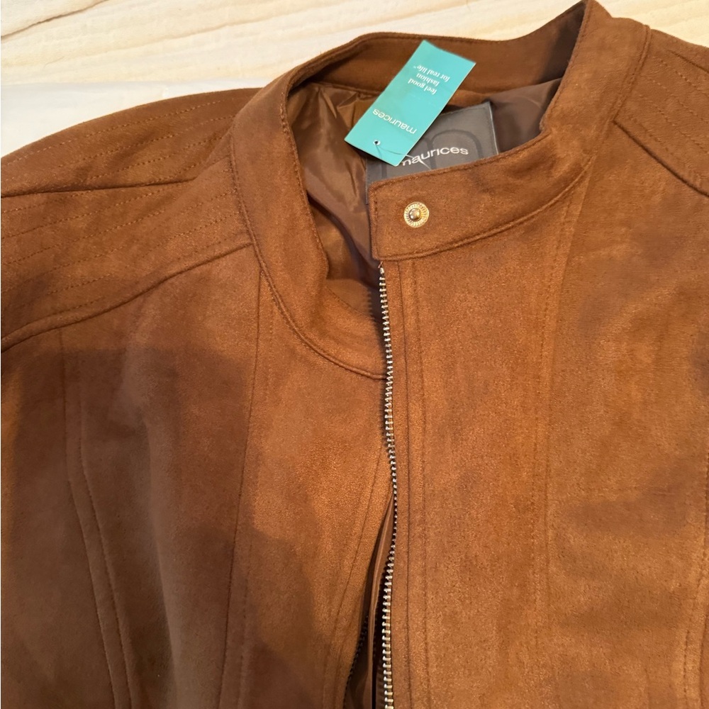 Maurices Tan Suede Jacket